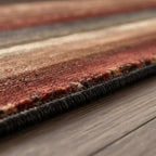 Tapis Bohème Rayé Rétro