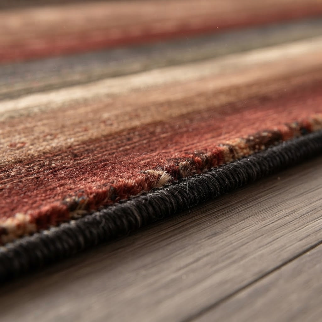 Tapis Bohème Rayé Rétro