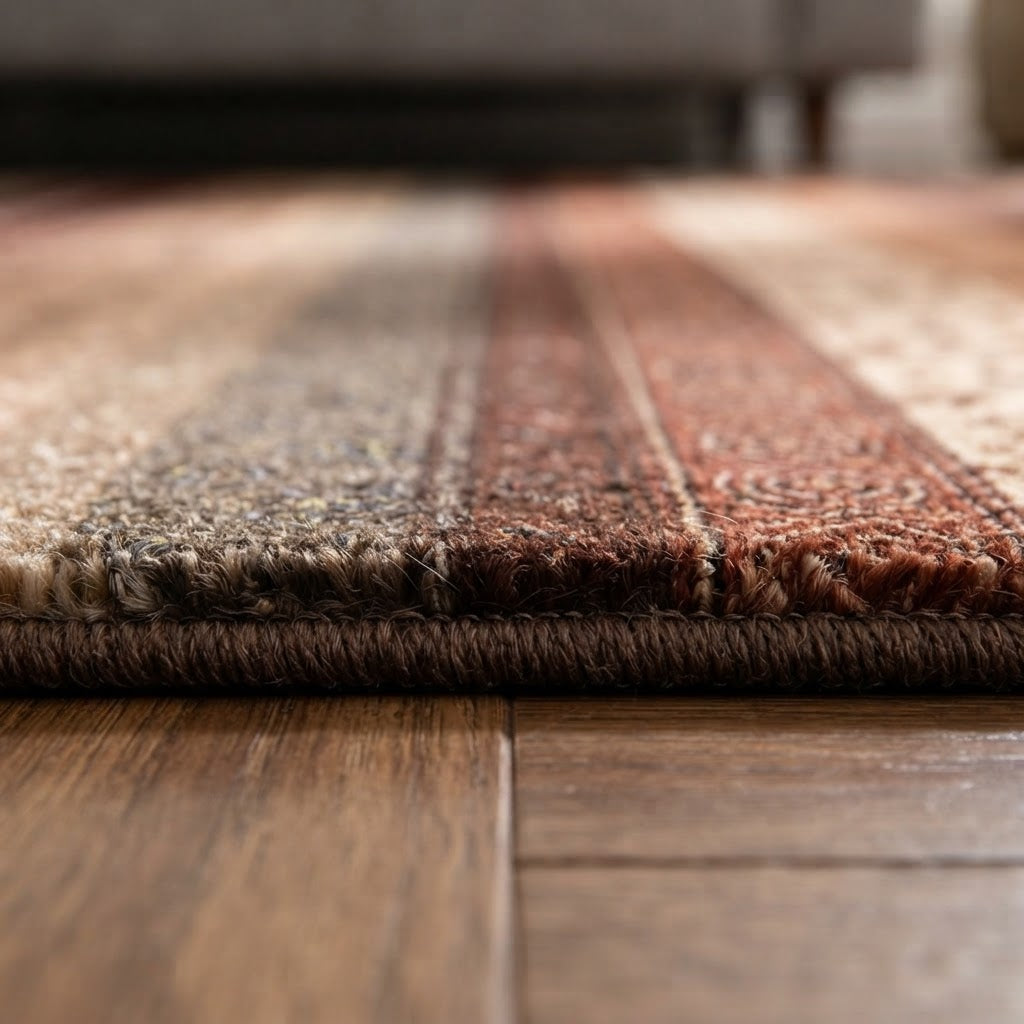 Tapis Bohème Rayé Style Persan