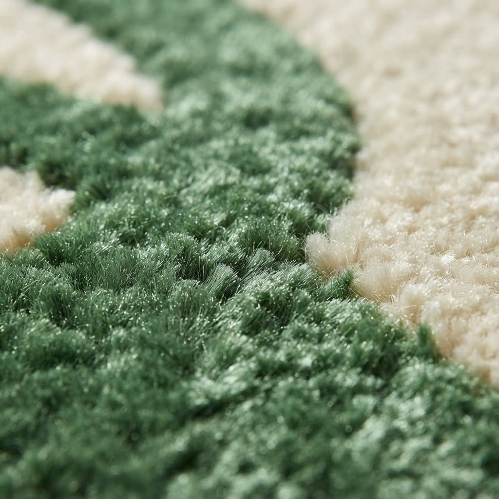 Tapis Vert abstrait