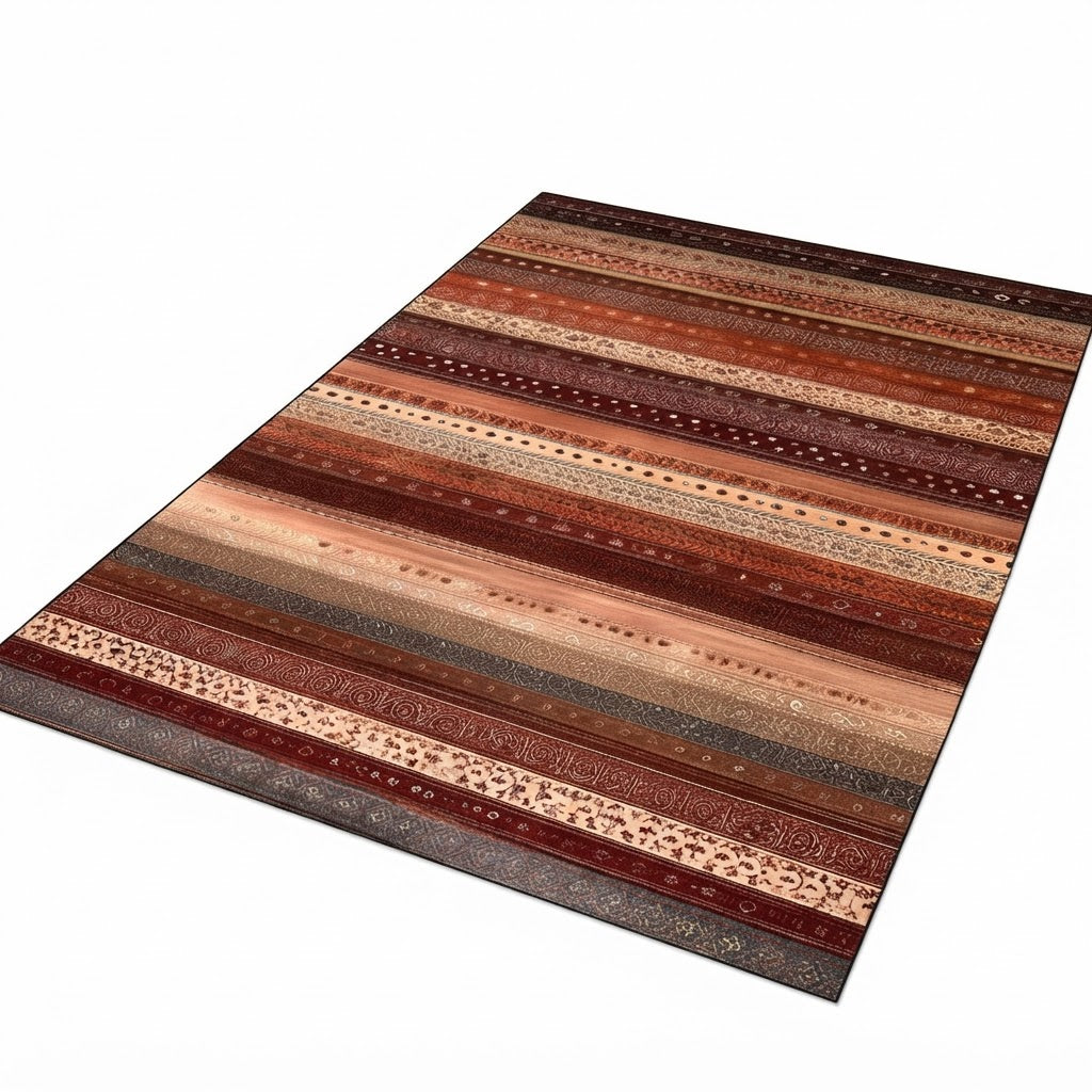 Tapis Bohème Rayé Style Persan