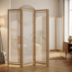 Paravent pliable en tissu