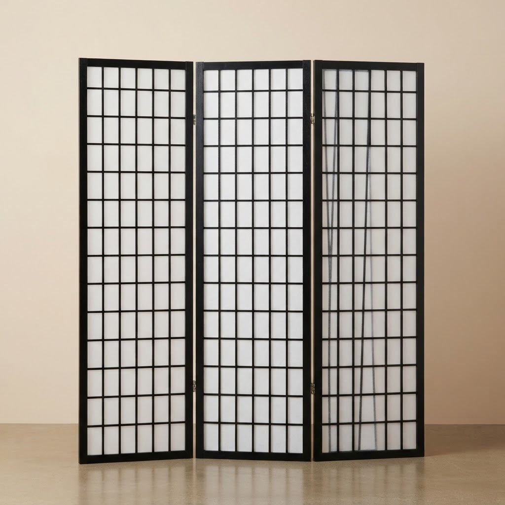 Paravent japonais en bois