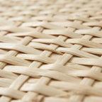 Paravent pliable 3 panneaux en tissu tressé
